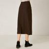 Famecoco范可儿毛呢半身裙秋冬女中长款百搭包臀裙裙子F198HB101 商品缩略图1