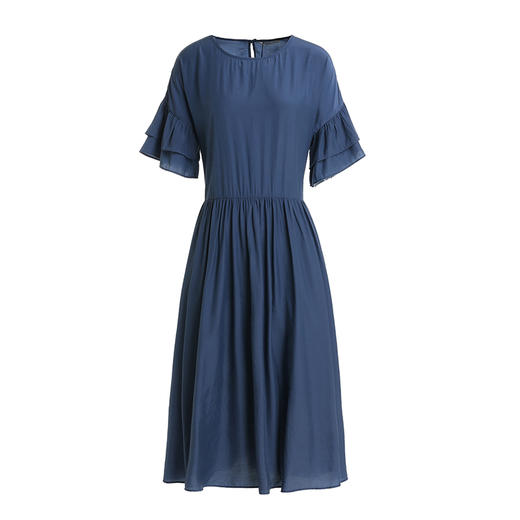 famecoco范可儿连衣裙夏新款宽松娃娃裙A字裙女F203FA048 商品图4