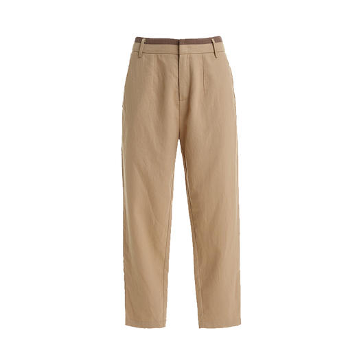 famecoco范可儿裤子女2020夏薄款长裤显瘦百搭休闲裤女F203GA031 商品图4