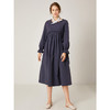 famecoco范可儿连衣裙高腰长袖宽松中长裙F195FA004 商品缩略图3