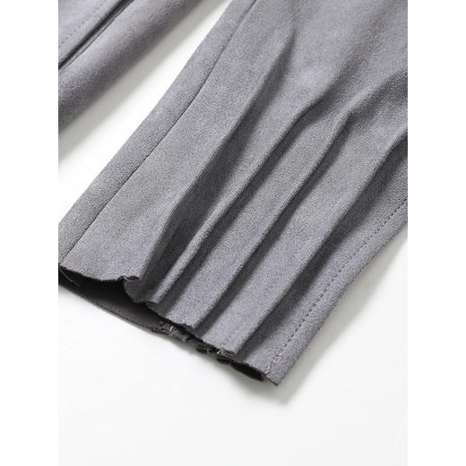 Famecoco范可儿秋季外套女轻熟风设计感中长款F185AB019 商品图3