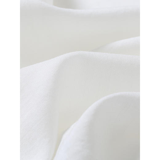 famecoco范可儿设计感休闲假两件不规则中长款长袖衬衫F195BA018 商品图3