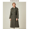famecoco范可儿2020秋冬季女士大衣中长款收腰气质外套F177AC019 商品缩略图0