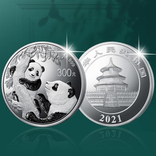 2021年熊猫1公斤精制银币 商品图0