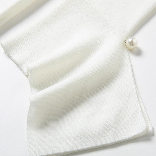 Famecoco范可儿针织衫秋装女显瘦修身打底衫套头上衣F201DB007 商品图3