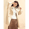 Famecoco范可儿双面呢大衣女中长款冬季毛呢外套F198AC008 商品缩略图3