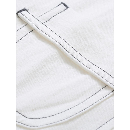 famecoco范可儿宽松苎麻衬衫女长袖休闲百搭中长款F195BA026 商品图3