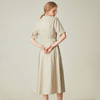 famecoco范可儿法式衬衫裙夏轻熟风收腰纯色中长连衣裙F193FA002 商品缩略图1