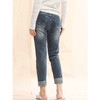 famecoco范可儿牛仔裤女春季破洞修身铅笔裤F195GA007 商品缩略图2