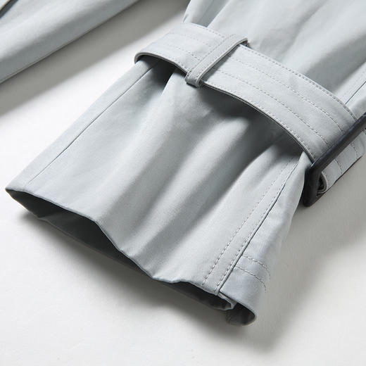 Famecoco范可儿风衣外套优雅收腰显瘦短款风衣F201AB001 商品图3