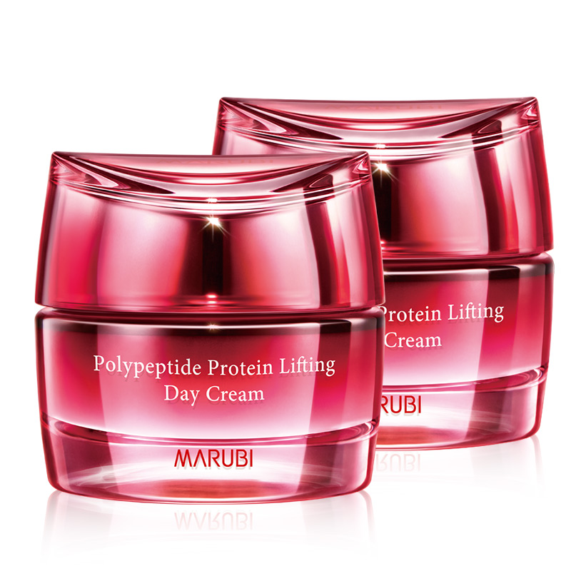 【VIP】丸美多肽蛋白提拉（臻颜淡纹）日霜50g  晚霜50g