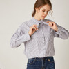 Famecoco范可儿格子衬衫女长袖秋季纯棉设计感全棉上衣F195BA008 商品缩略图0