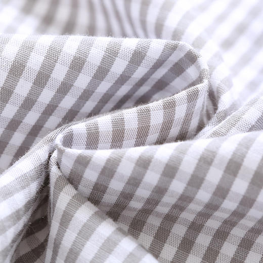 Famecoco范可儿格子衬衫女长袖秋季纯棉设计感全棉上衣F195BA008 商品图3