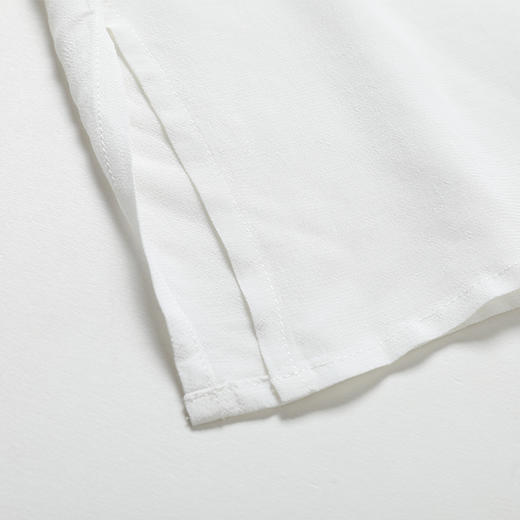 famecoco范可儿长袖衬衫女2020夏宽松百搭洋气白色上衣F193BA018 商品图3