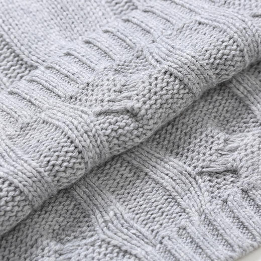 Famecoco范可儿时尚短款毛衣高领宽松显瘦毛针织衫女F198DB019 商品图3