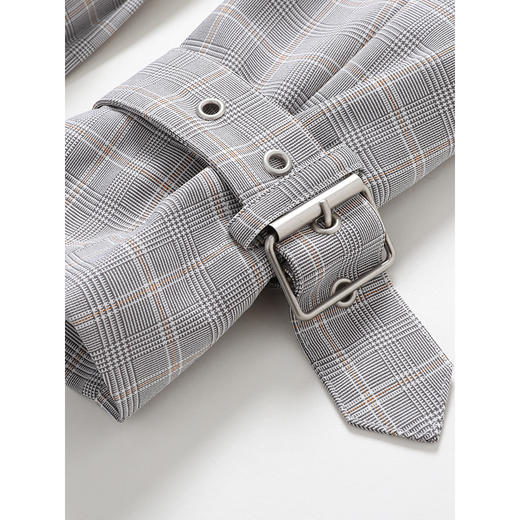 Famecoco范可儿收腰风衣时尚气质长款外套F195AA026 商品图3