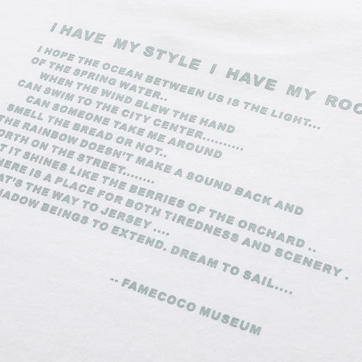 famecoco范可儿半身裙套装女夏T恤A字裙休闲时尚两件套F193EA005 商品图3