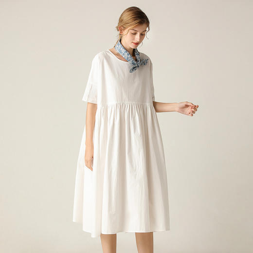 famecoco范可儿连衣裙夏新款高腰显瘦气质超仙连衣裙女F203FA030 商品图2