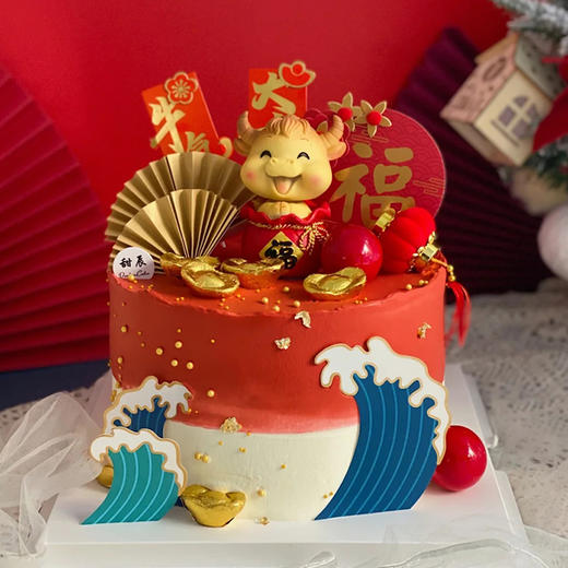 小牛摆件 福袋财袋牛 玩具装饰摆件 多款可选 商品图1