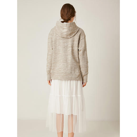 famecoco范可儿休闲卫衣两件套连帽宽松时尚套装F195EA005 商品图1