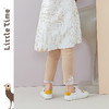 littletime童装纯色打底裤 2021春季简约蕾丝拼接长裤女童3-8岁 商品缩略图2