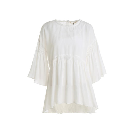 famecoco范可儿衬衫新款百搭不规则套头衬衣女F203BD001 商品图4