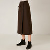 Famecoco范可儿毛呢半身裙秋冬女中长款百搭包臀裙裙子F198HB101 商品缩略图2