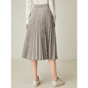 famecoco范可儿半身裙格子A字百褶裙中长款F191HA005 商品缩略图1
