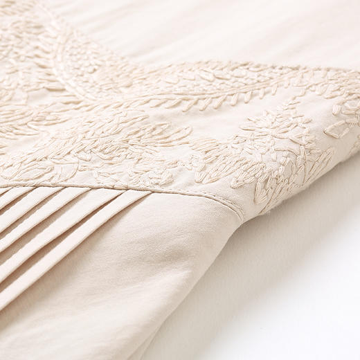 Famecoco范可儿衬衫裙夏新款气质高腰显瘦中长连衣裙女F203FA010 商品图3