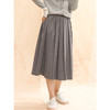 famecoco范可儿半身裙女A字裙百褶裙中长款F201HA101 商品缩略图0