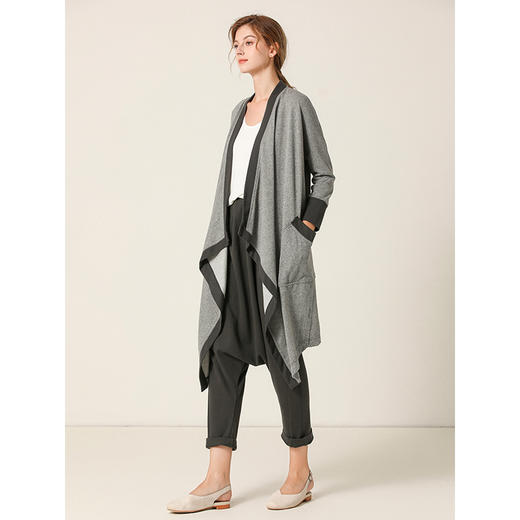 Famecoco范可儿裤子女秋季夏季自然腰宽松休闲裤F201GA021 商品图2