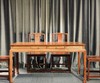 红桥红  家具严选  缅甸花梨（大果紫檀）  【156 四抽屉 马蹄腿 餐桌 七件套】 商品缩略图4