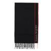 ALEXANDER MCQUEEN 亚历山大 麦昆 带logo 女士围巾 黑色 626236 3777Q 1074 商品缩略图0