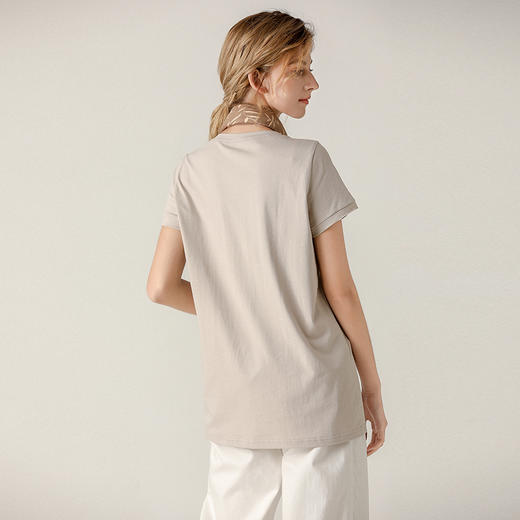 famecoco范可儿短袖T恤印花小清新上衣女F203BB013 商品图1