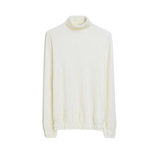 Famecoco范可儿高领毛衣百搭打底针织衫F198DB007 商品图4