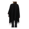 ALEXANDER MCQUEEN 亚历山大 麦昆 带logo 女士披肩围巾 黑色 628293 3777Q 1074 商品缩略图2