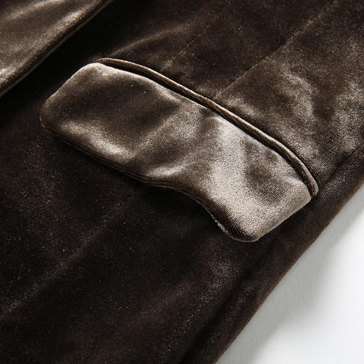 famecoco范可儿西装外套女秋装新款纯色收腰显瘦外套女F201AB013 商品图3