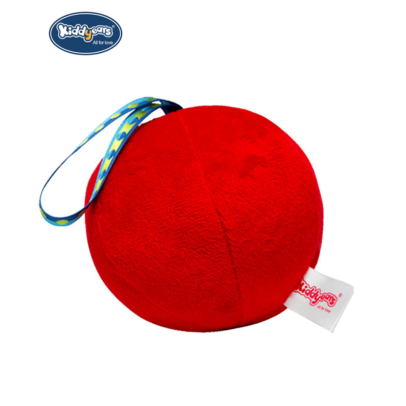 新生婴儿视觉锻炼 宝宝视力追视训练玩具手抓球红色