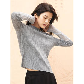 famecoco范可儿半高领打底衫女春内搭修身套头上衣F195DB013