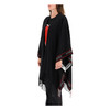 ALEXANDER MCQUEEN 亚历山大 麦昆 带logo 女士披肩围巾 黑色 628293 3777Q 1074 商品缩略图3