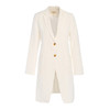 famecoco范可儿西装外套修身棉麻中长款开衫F191AB007 商品缩略图4