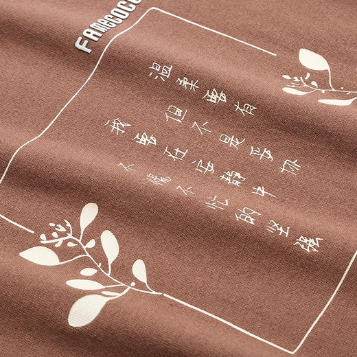 famecoco范可儿短袖T恤夏宽松百搭显瘦圆领长款上衣女F203BB010 商品图3