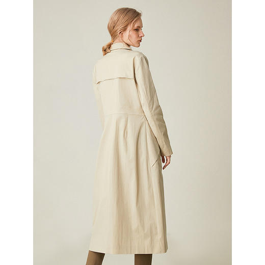 Famecoco范可儿秋季品牌风衣女长款英伦风时尚洋气外套F195AA002 商品图1