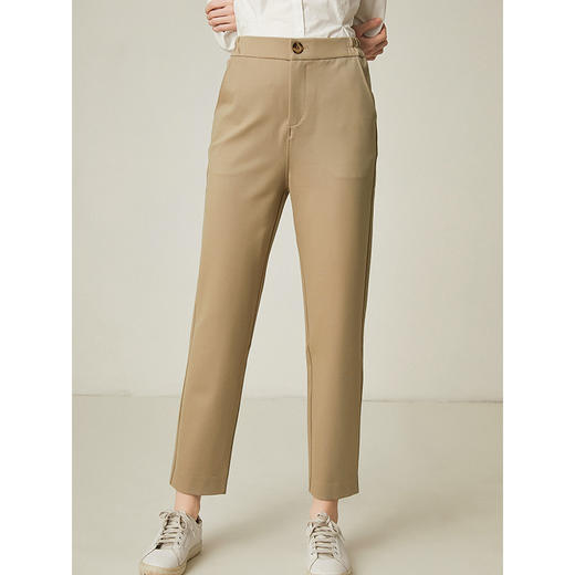 famecoco范可儿裤子直筒西裤休闲裤长裤F181GA004 商品图2