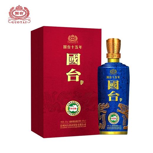 贵州国台酒53度国台15年礼盒500mL收藏酒 传统酱香型白酒 商品图0
