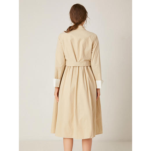 famecoco范可儿衬衫裙收腰显瘦中长款连衣裙F195FA011 商品图1