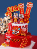 新年蛋糕【甜久荟 舞狮抱鲤】新年、开业、庆典、祝福  纯动物鲜奶 0添加 低糖 好吃又健康祝福祝寿蛋糕 展示蛋糕尺寸为8叠6 展示内馅为草莓夹心 商品缩略图2