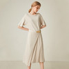famecoco范可儿气质连衣裙女夏季轻熟风收腰显瘦中长裙F193FA029 商品缩略图3