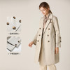 famecoco范可儿气质中长款风衣外套F201AA012 商品缩略图2