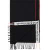 ALEXANDER MCQUEEN 亚历山大 麦昆 带logo 女士围巾 黑色 626236 3777Q 1074 商品缩略图2